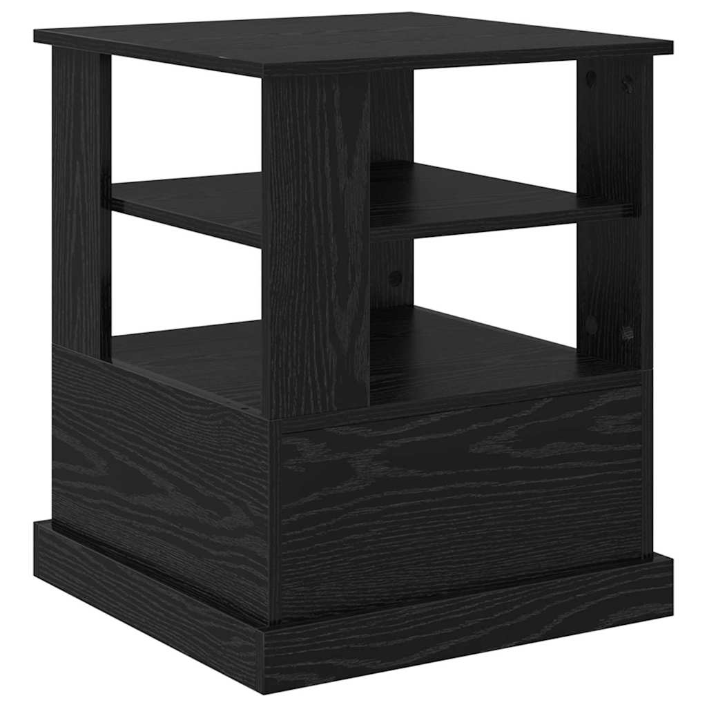 Noćni ormar Crni hrast 50 x 50 x 60 cm Konstruirano drvo