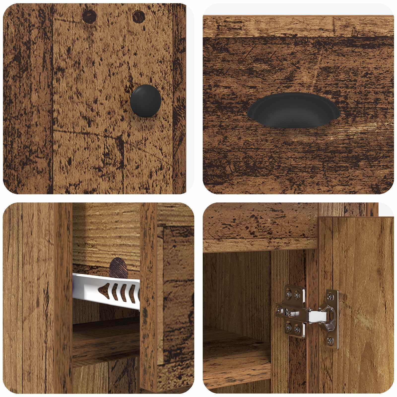 Highboard Staro drvo 70 x 35,5 x 67,5 cm Konstruirano drvo