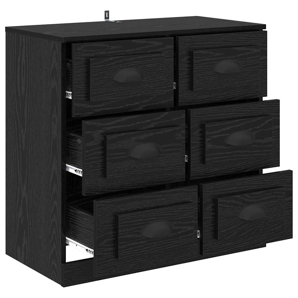 Kreveta Crni hrast 70 x 35,5 x 67,5 cm Konstruirano drvo