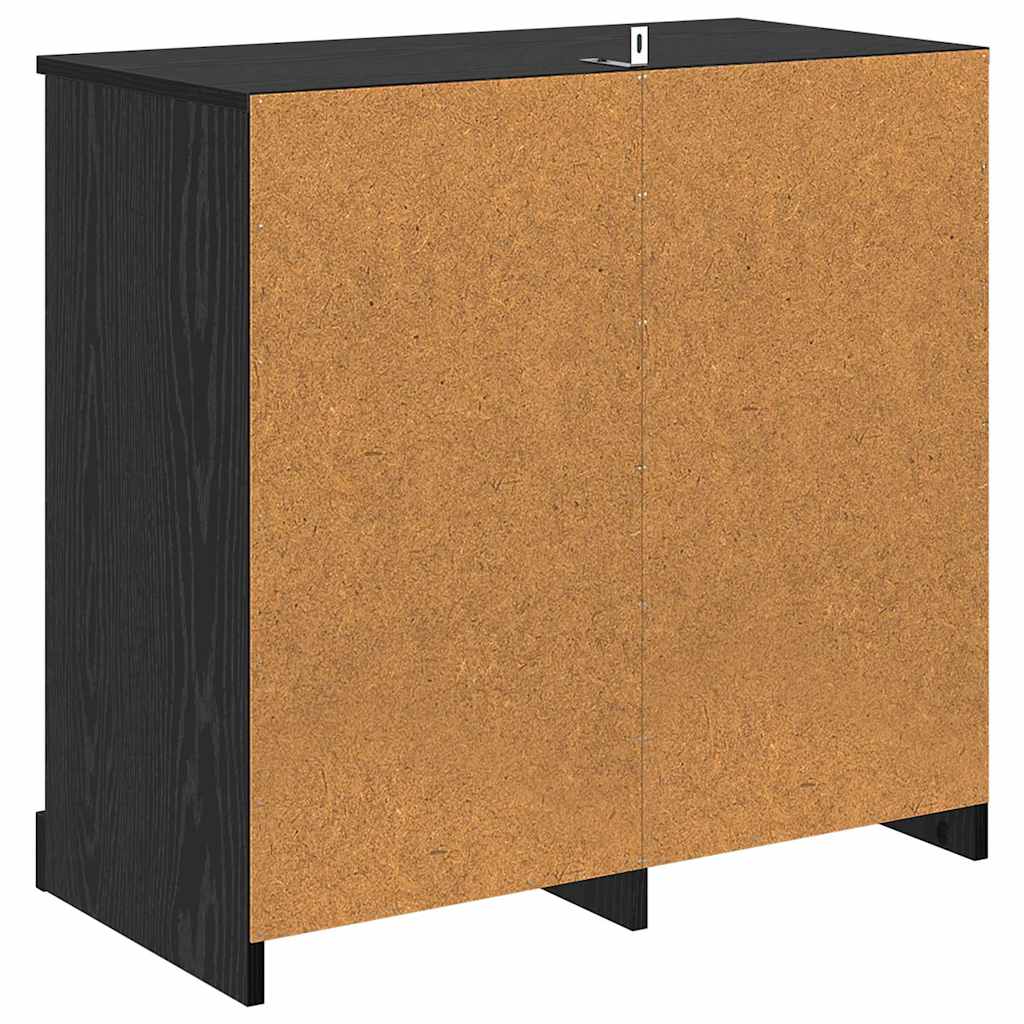 Kreveta Crni hrast 70 x 35,5 x 67,5 cm Konstruirano drvo