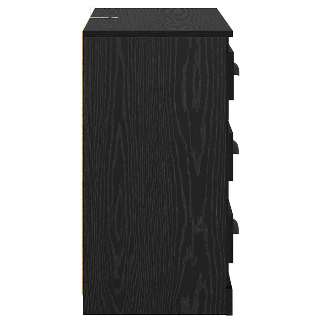 Kreveta Crni hrast 70 x 35,5 x 67,5 cm Konstruirano drvo