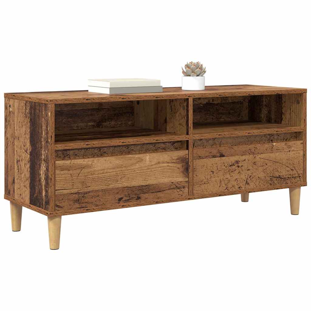 TV ormar Staro drvo 100 x 34,5 x 44,5 cm Konstruirano drvo