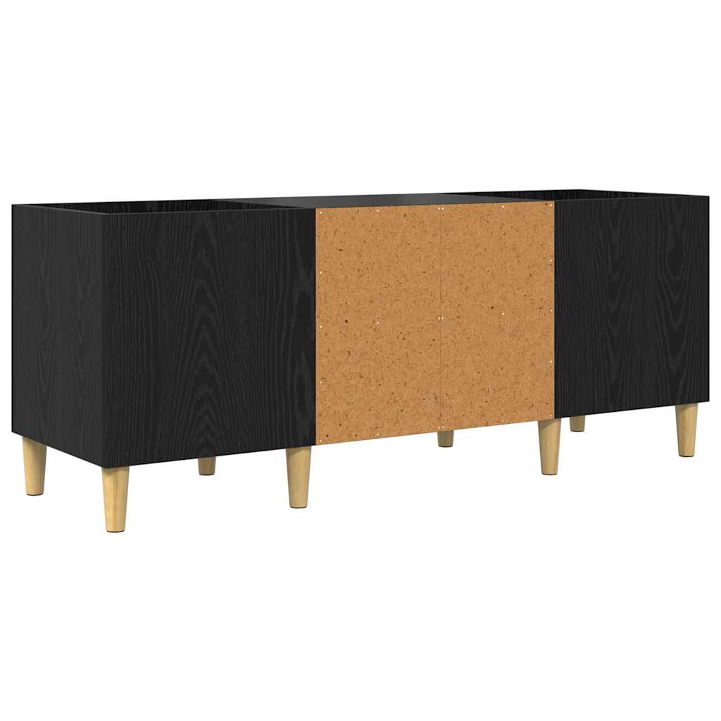Ormar za ploče Crni hrast 121 x 38 x 48 cm Konstruirano drvo