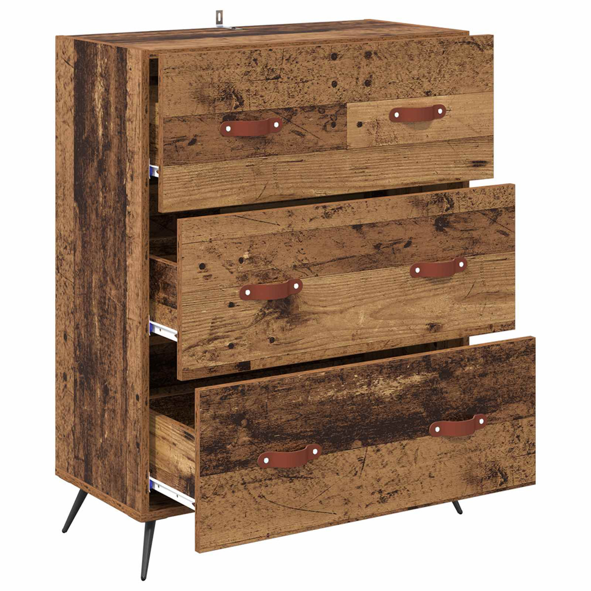 Komoda Staro drvo 69,5 x 34 x 90 cm Konstrukcijsko drvo