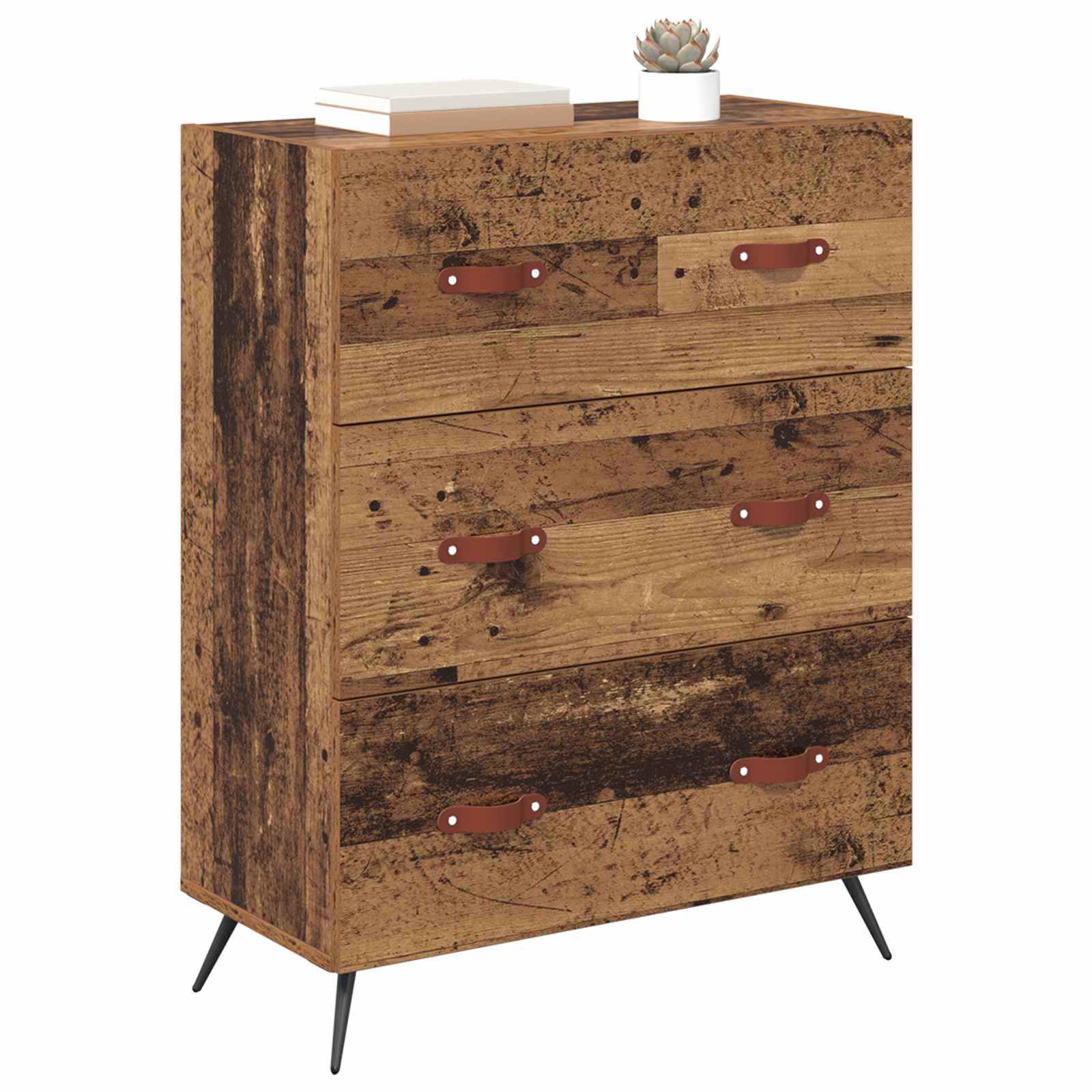 Komoda Staro drvo 69,5 x 34 x 90 cm Konstrukcijsko drvo