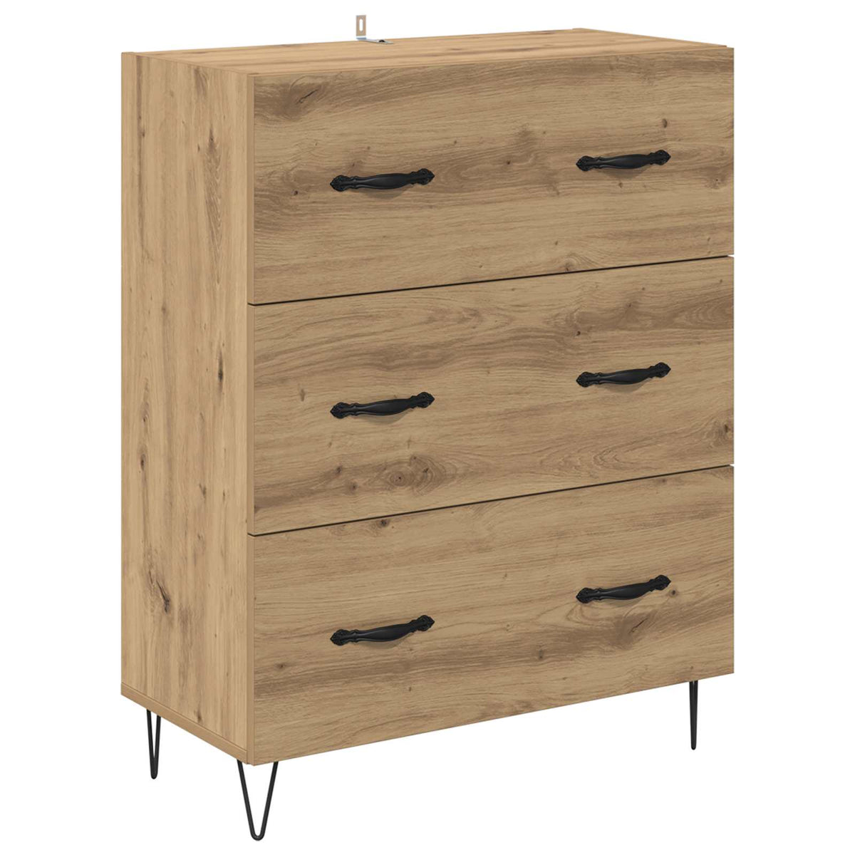 Kreveta s ladicama Umjetnički hrast 69,5 x 34 x 90 cm