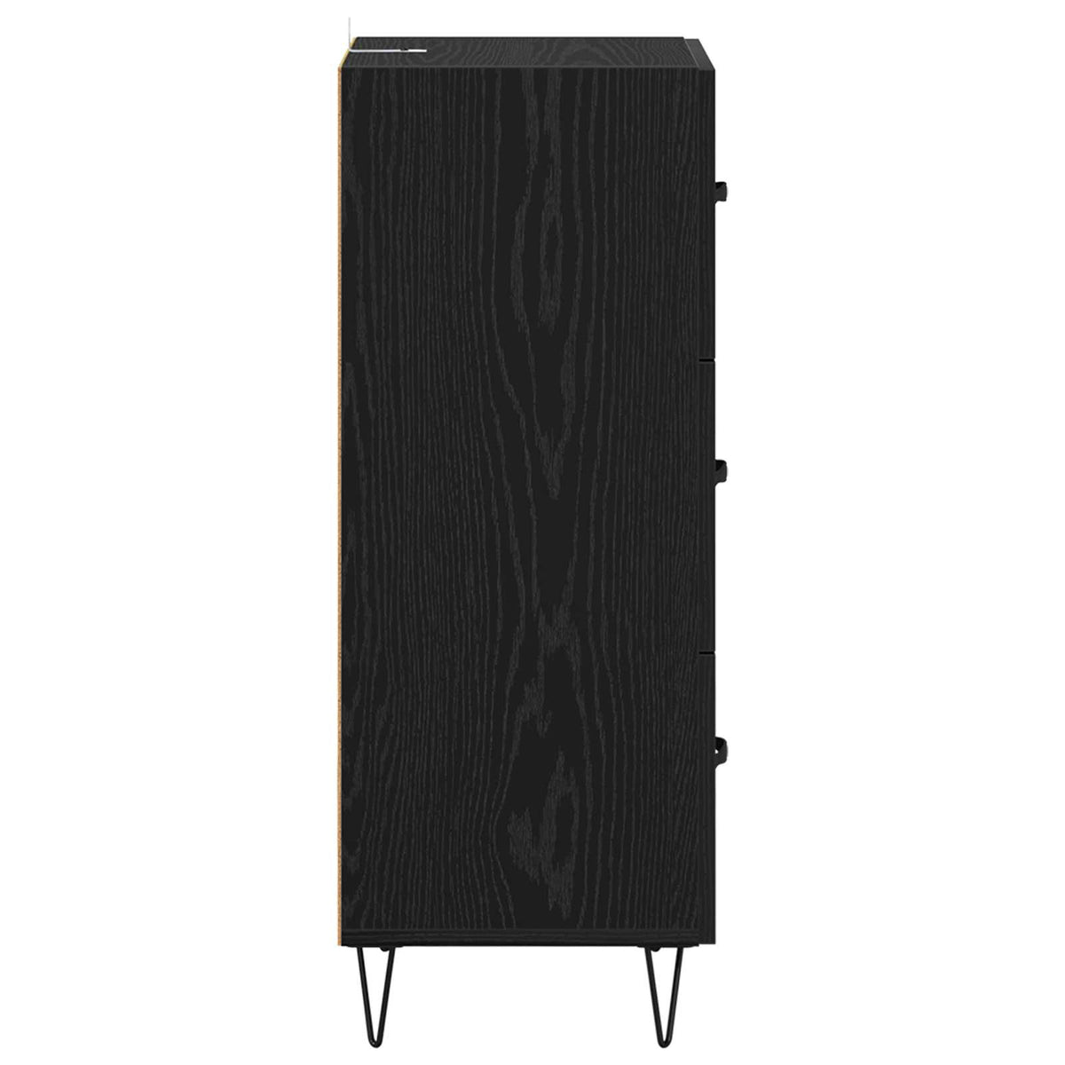 Kreveta Crni hrast 34 x 34.5 x 90 cm Konstruirano drvo