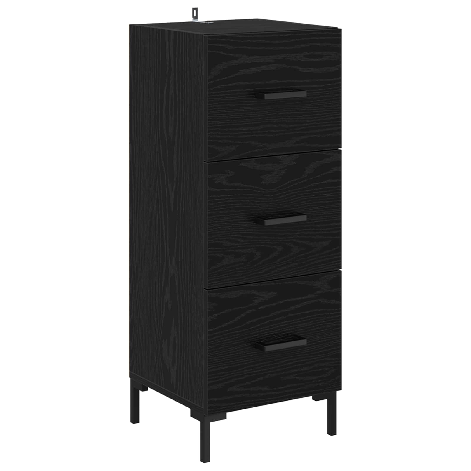 Kreveta Crni hrast 34,5 x 34 x 90 cm Konstruirano drvo
