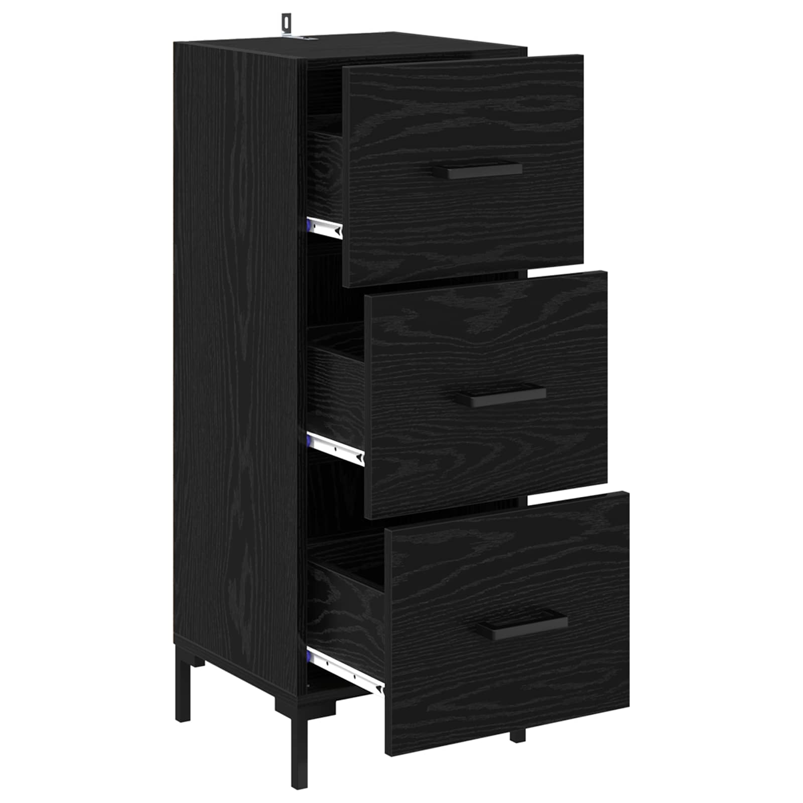Kreveta Crni hrast 34,5 x 34 x 90 cm Konstruirano drvo