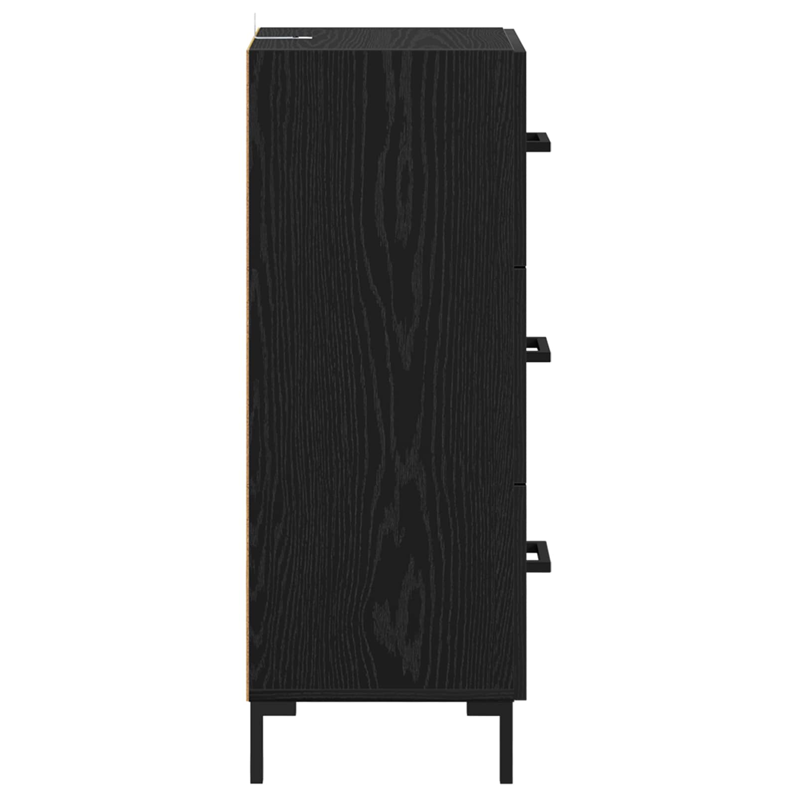 Kreveta Crni hrast 34,5 x 34 x 90 cm Konstruirano drvo