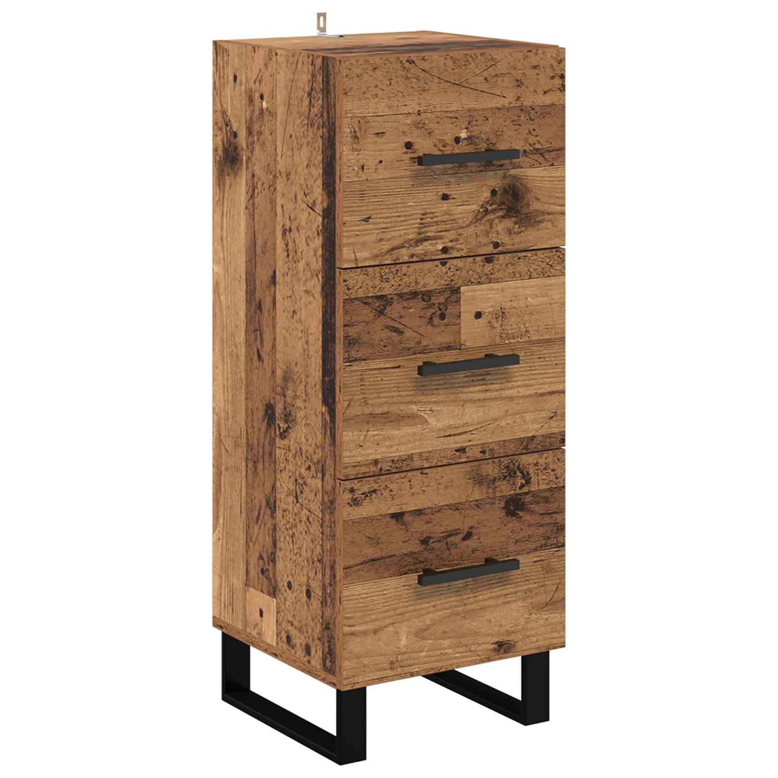 Kreveta Staro drvo 34,5 x 34 x 90 cm Obrađeno drvo i čelik