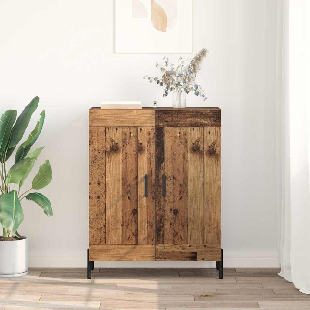 Kreveta Staro drvo 69,5 x 34 x 90 cm Obrađeno drvo i čelik
