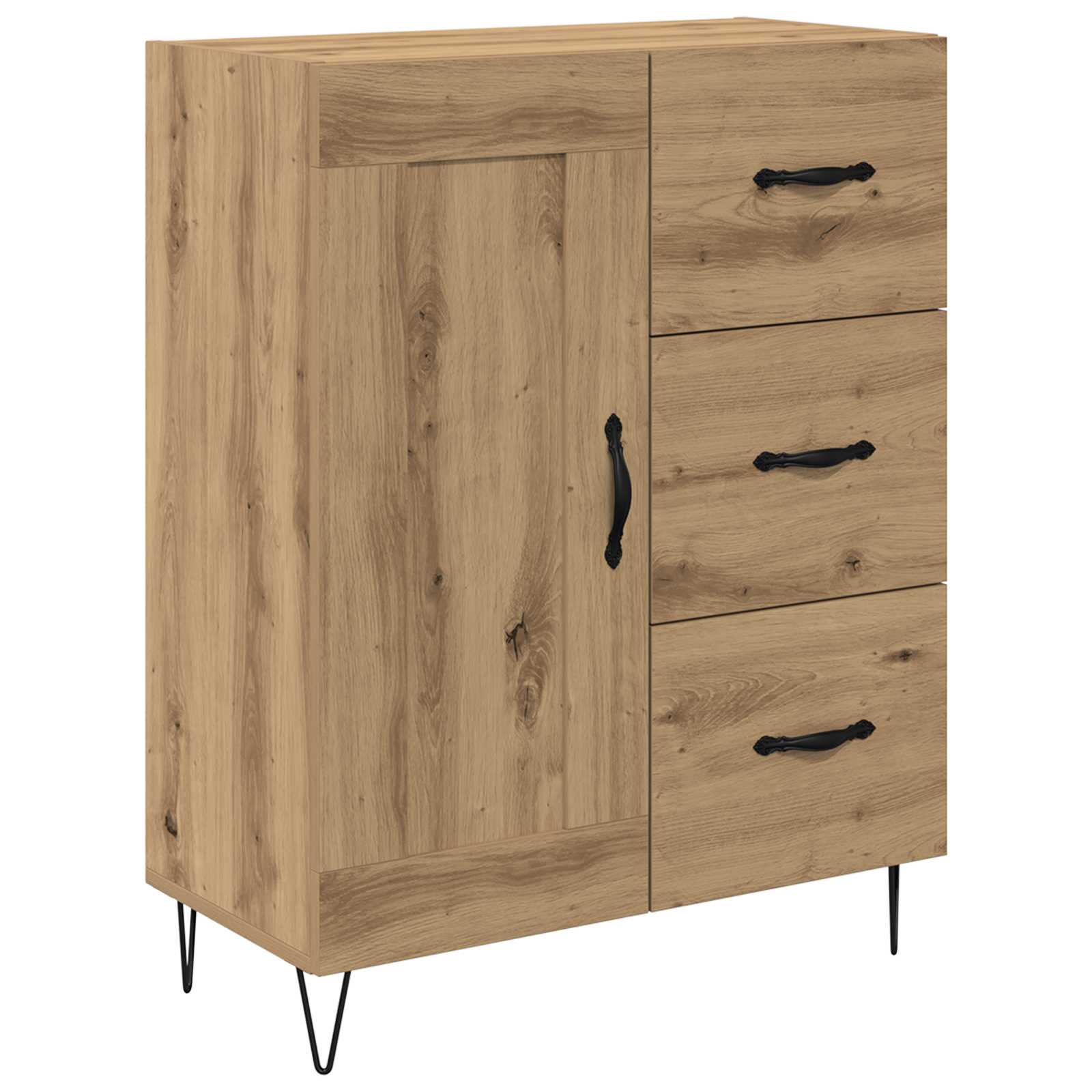 Kreveta Zanatski Hrast 69,5 x 34 x 90 cm Konstrukcijsko drvo