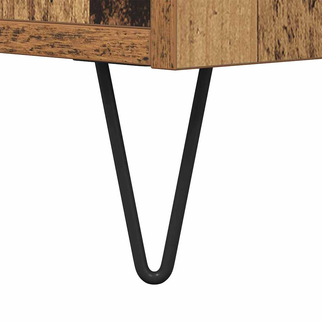Kreveta Staro drvo 34,5 x 34 x 90 cm Obrađeno drvo i čelik