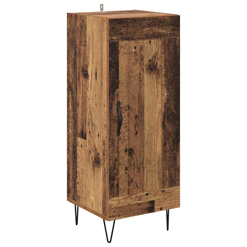 Kreveta Staro drvo 34,5 x 34 x 90 cm Obrađeno drvo i čelik