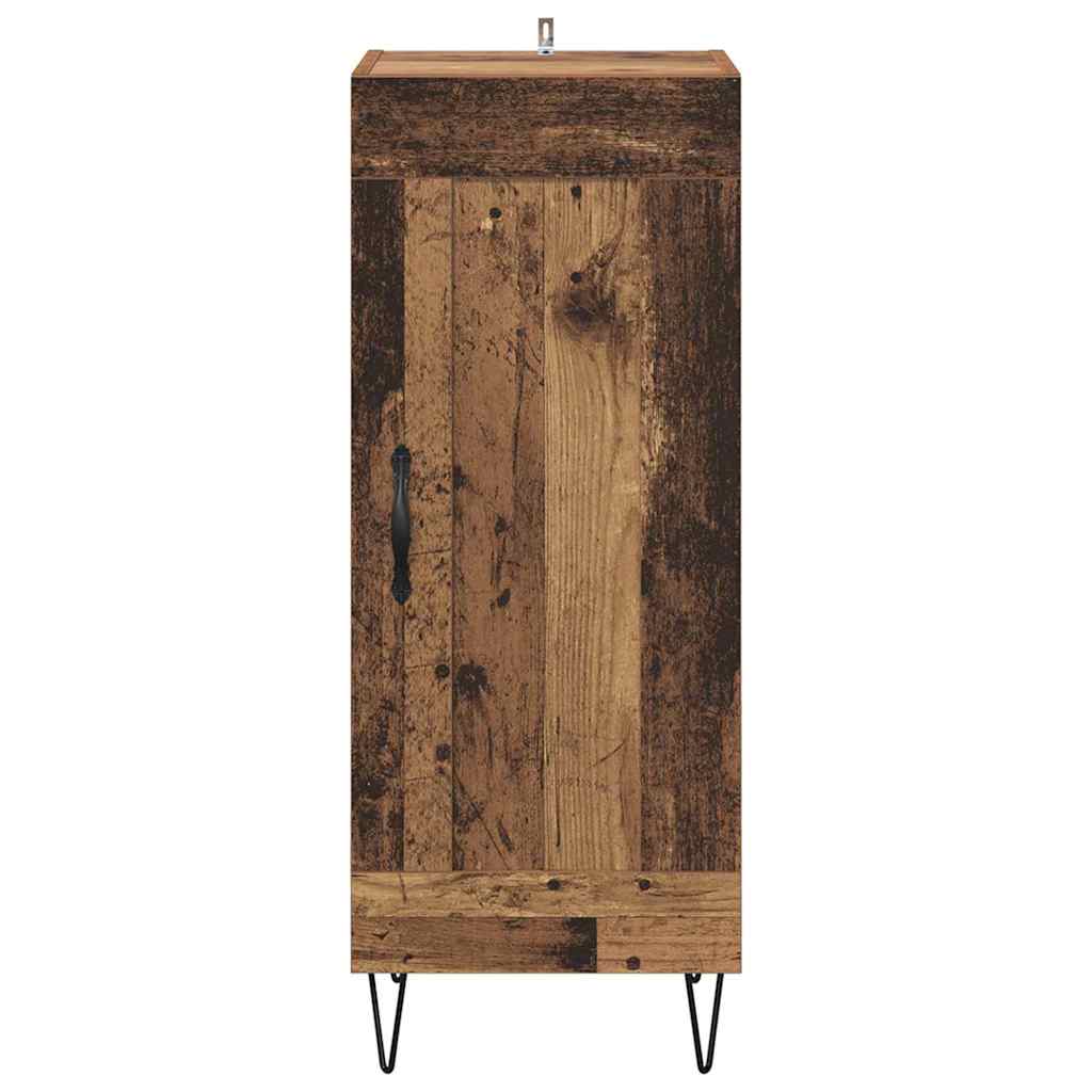 Kreveta Staro drvo 34,5 x 34 x 90 cm Obrađeno drvo i čelik