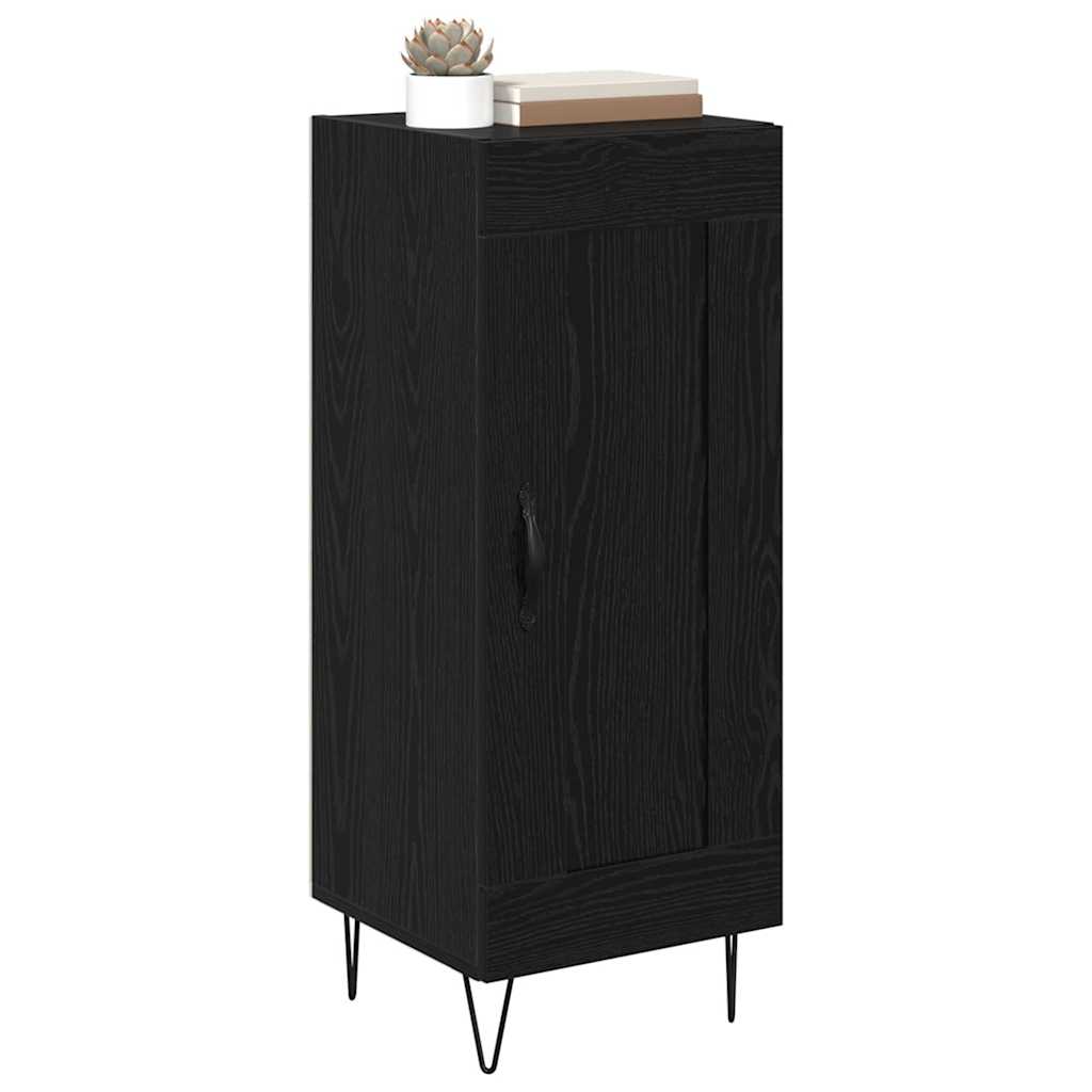 Kreveta Crni hrast 34,5 x 34 x 90 cm Obrađeno drvo i čelik