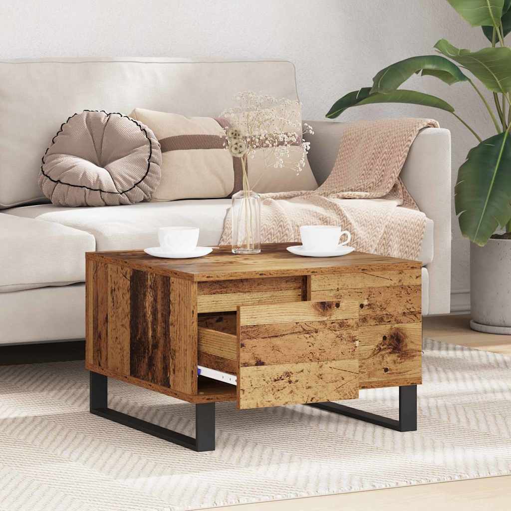 Kava Stol Staro drvo 55 x 55 x 36,5 cm Konstruirano drvo