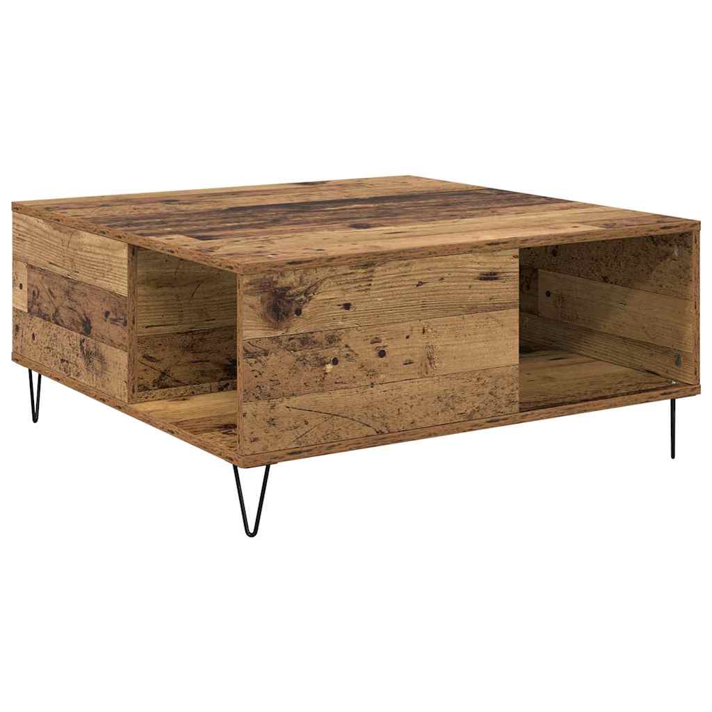 Kava Stol Staro drvo 80 x 80 x 36,5 cm Konstruirano drvo