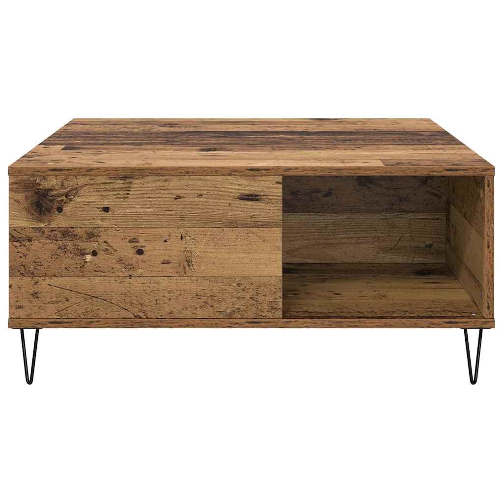 Kava Stol Staro drvo 80 x 80 x 36,5 cm Konstruirano drvo