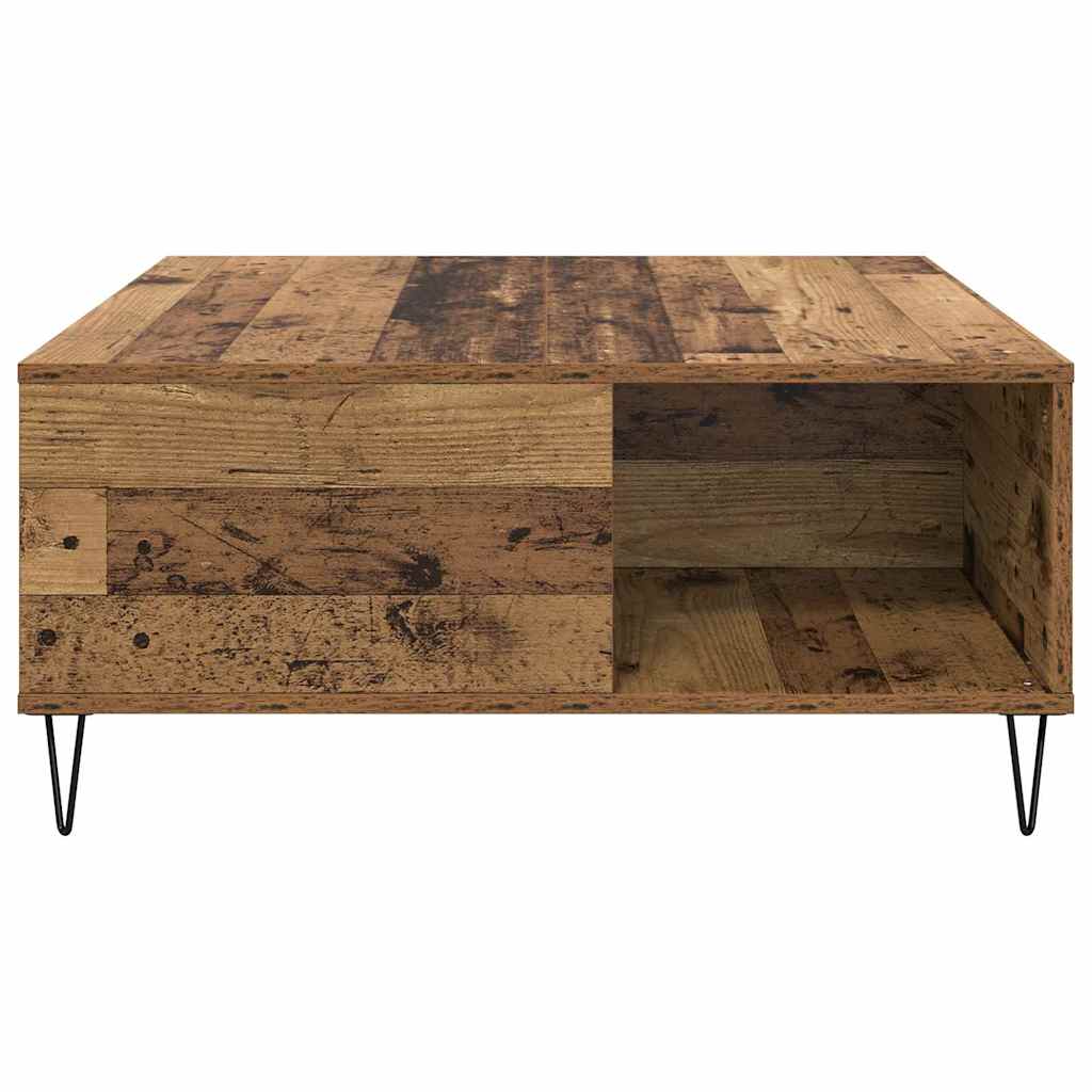 Kava Stol Staro drvo 80 x 80 x 36,5 cm Konstruirano drvo