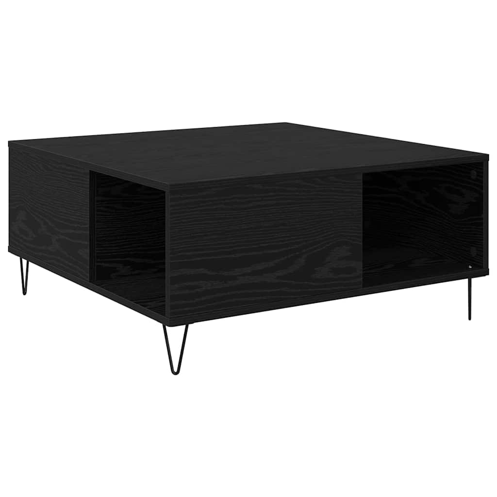 Stolić za kavu boja hrasta 80 x 80 x 36,5 cm konstruirano drvo
