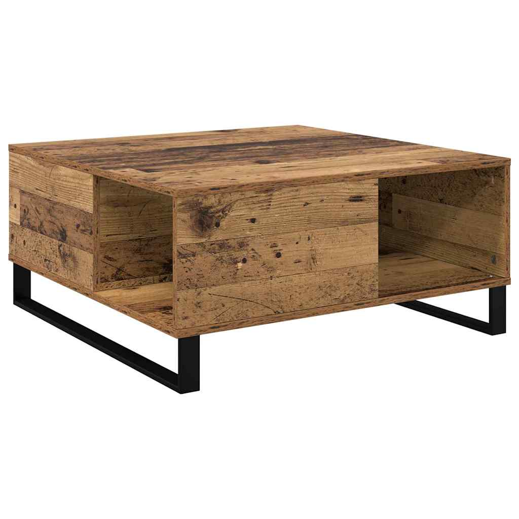 Kava Stol Staro drvo 80 x 80 x 36,5 cm Konstruirano drvo