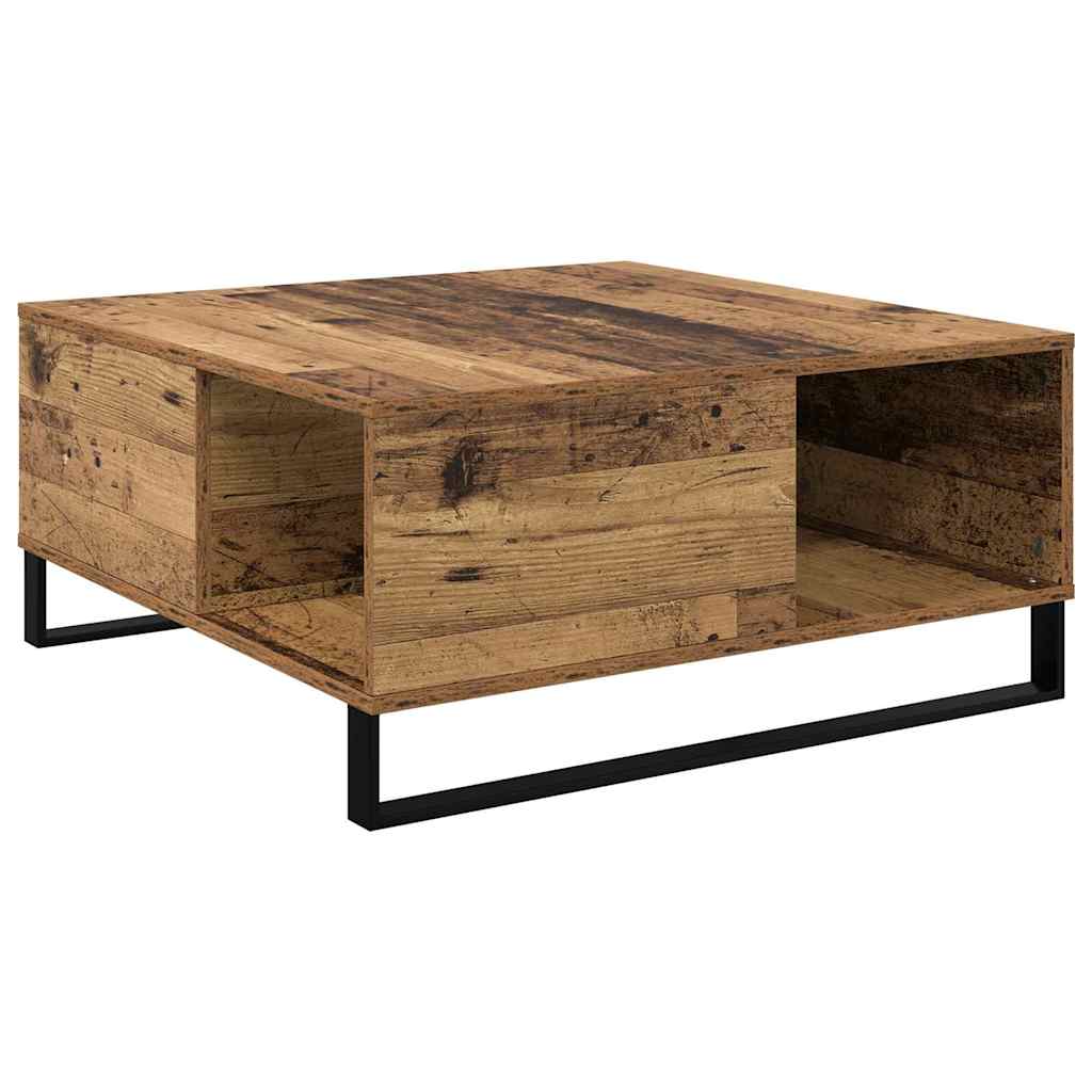 Kava Stol Staro drvo 80 x 80 x 36,5 cm Konstruirano drvo