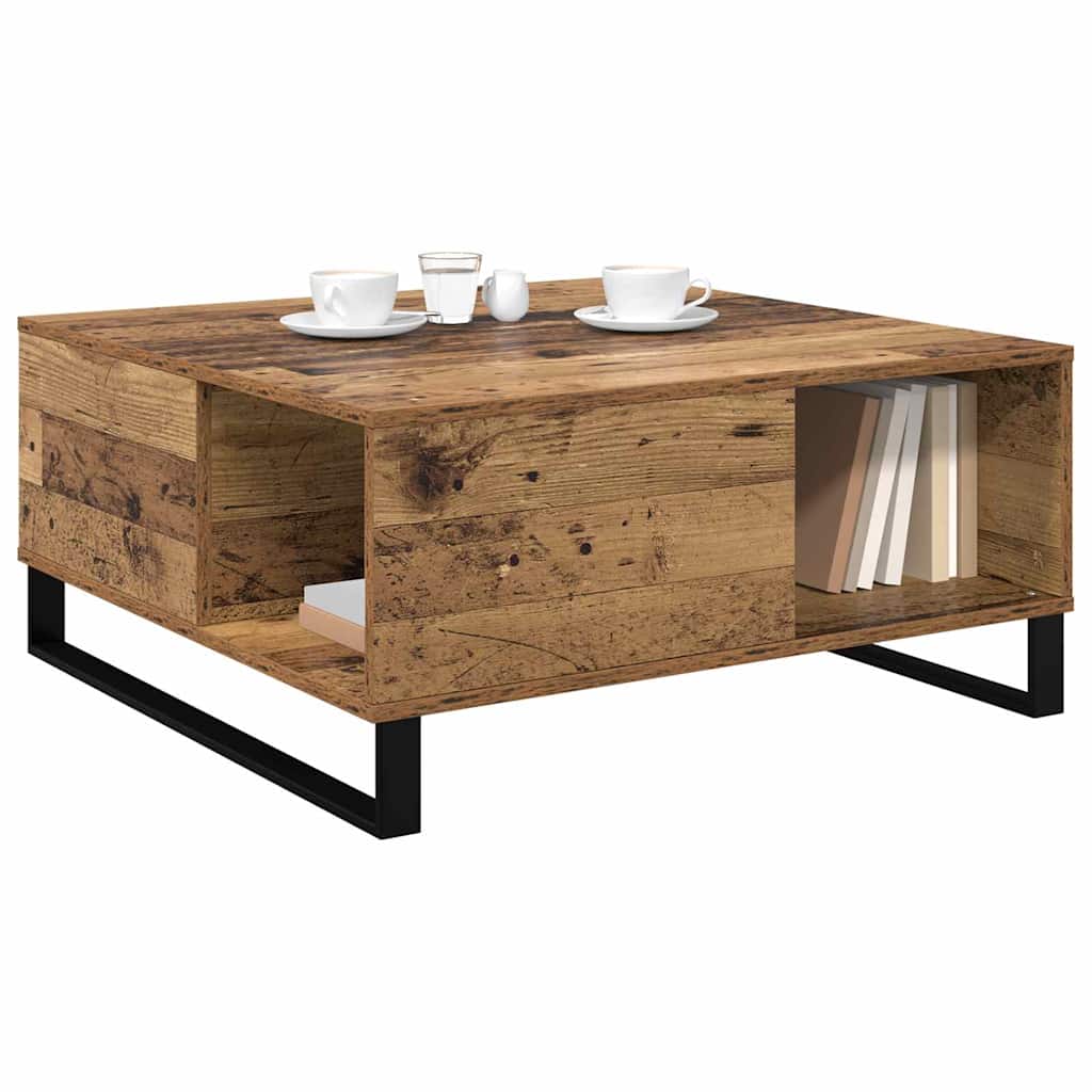 Kava Stol Staro drvo 80 x 80 x 36,5 cm Konstruirano drvo