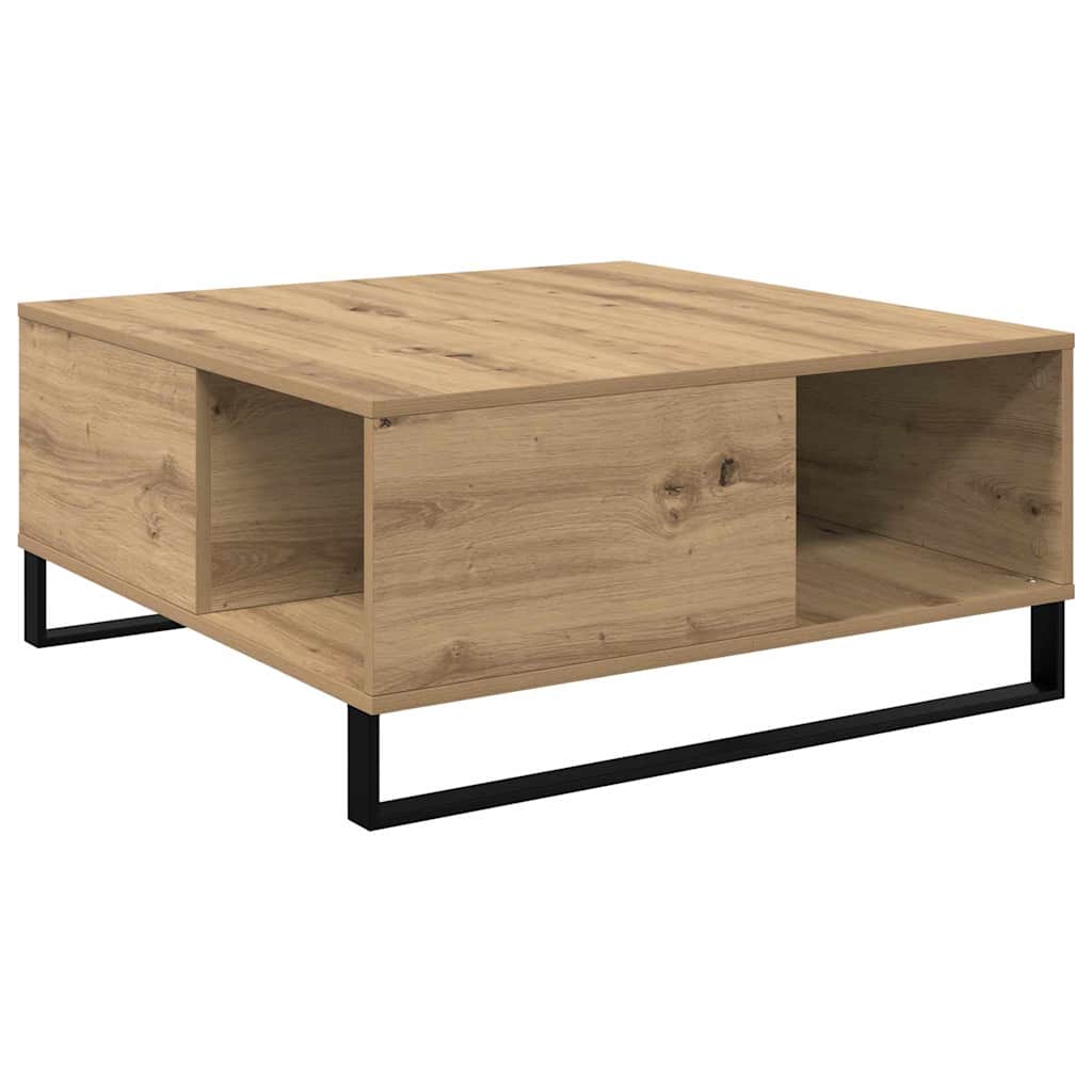 Kava Stol Umjetnički hrast 80 x 80 x 36,5 cm Konstruirano drvo