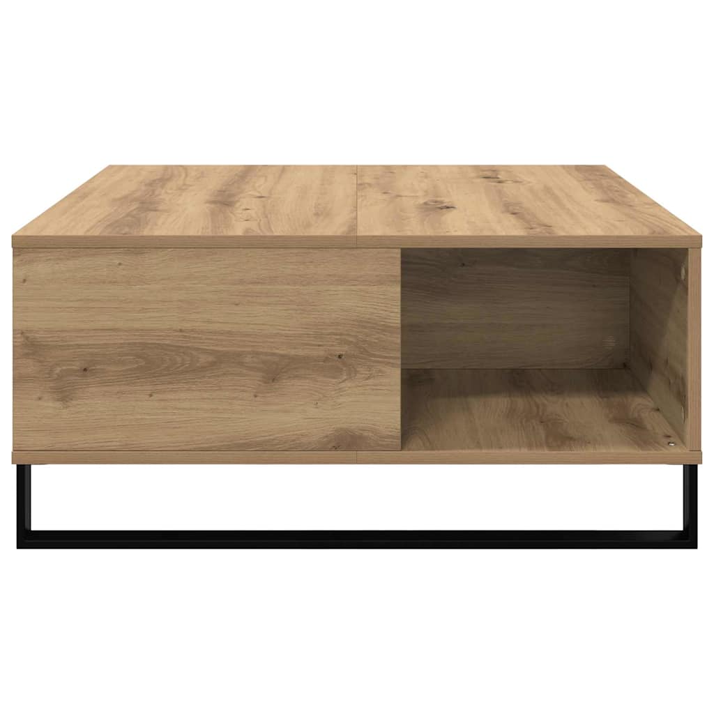 Kava Stol Umjetnički hrast 80 x 80 x 36,5 cm Konstruirano drvo