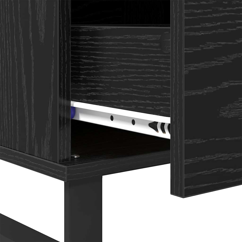 Kava Stol Crni hrast 90 x 50 x 36,5 cm Konstruirano drvo