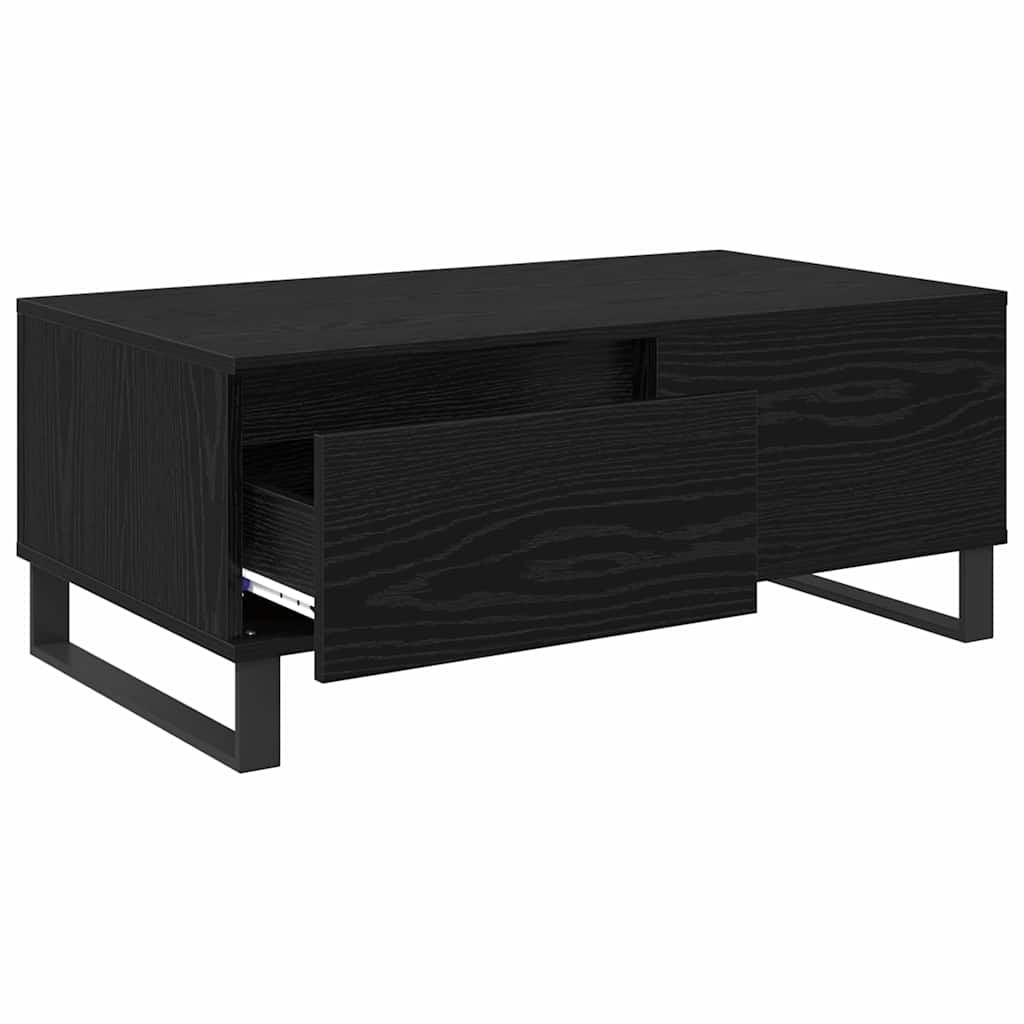 Kava Stol Crni hrast 90 x 50 x 36,5 cm Konstruirano drvo