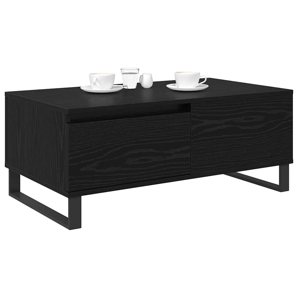 Kava Stol Crni hrast 90 x 50 x 36,5 cm Konstruirano drvo