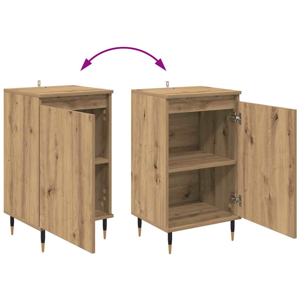 Kreveta 2 pcs Umjetnički hrast 40 x 35 x 70 cm