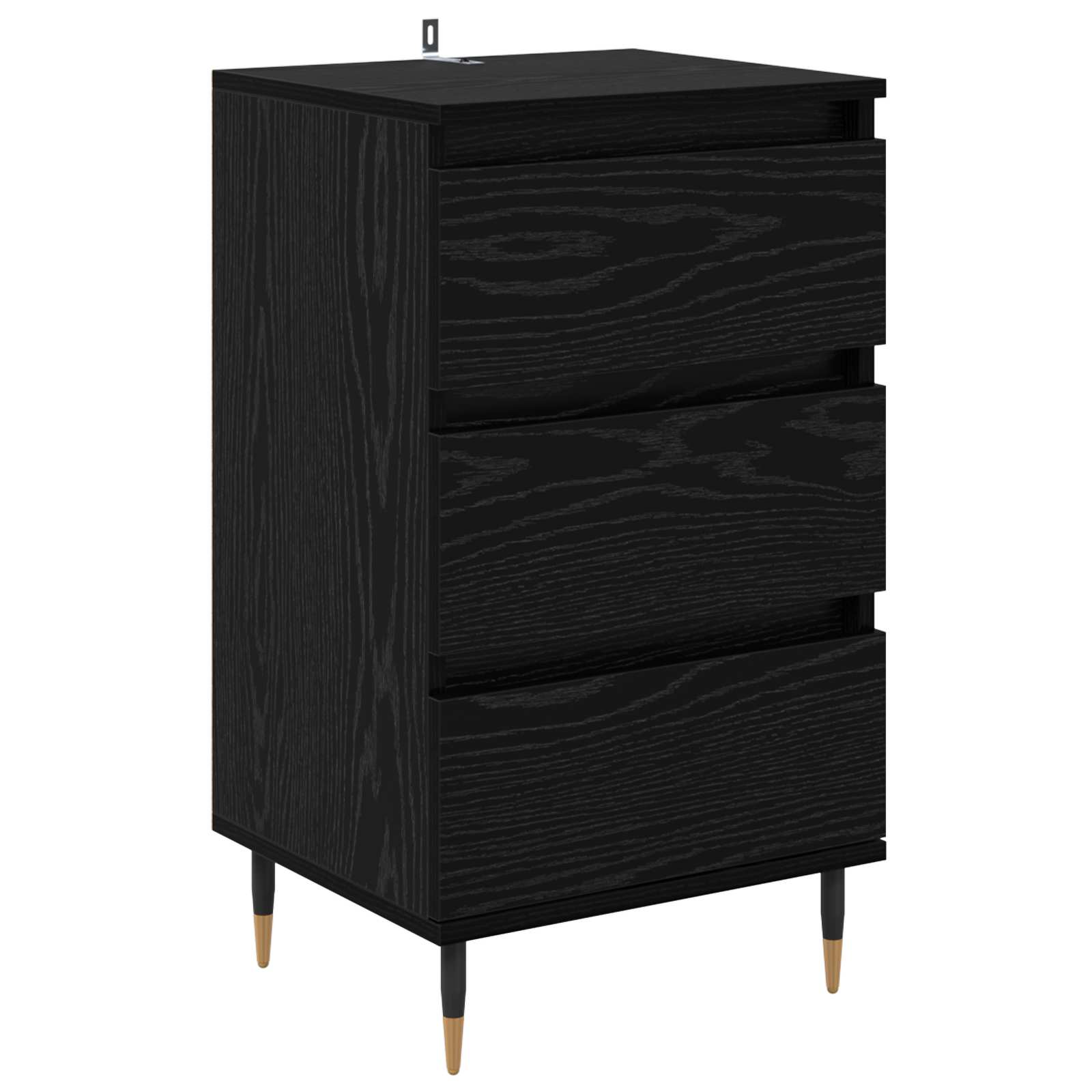 Kreveta s ladicama Crni hrast 35 x 40 x 70 cm Konstruirano drvo