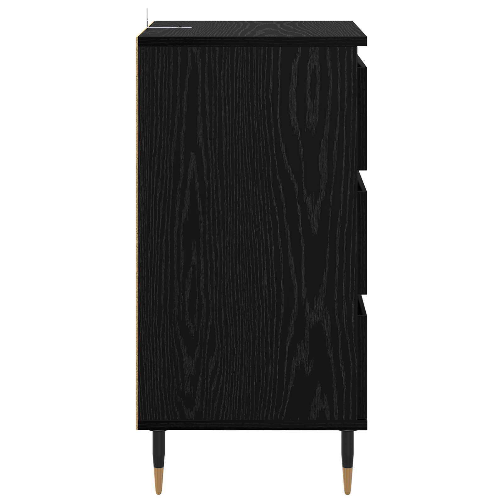 Kreveta s ladicama Crni hrast 35 x 40 x 70 cm Konstruirano drvo