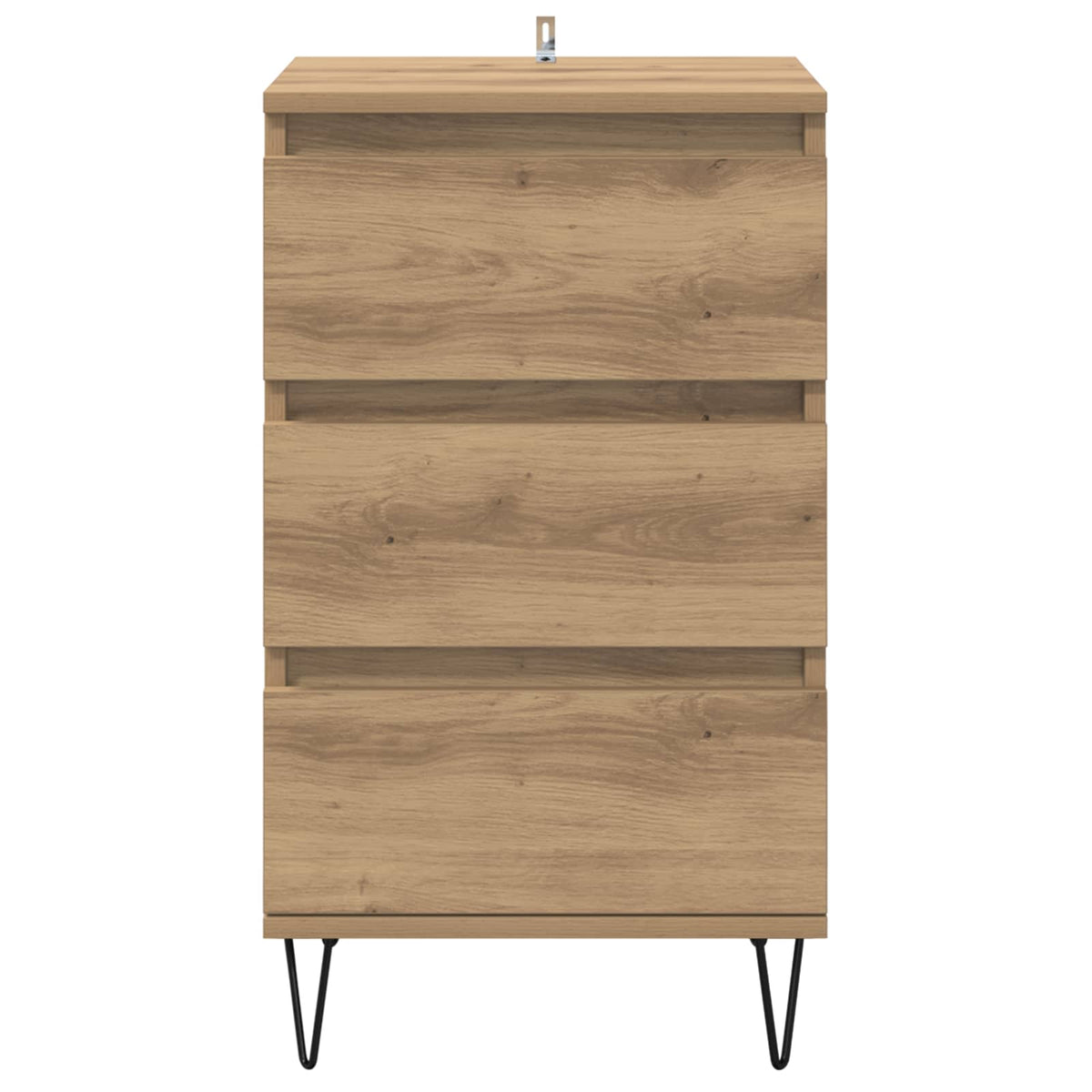 Kreveta Umjetnički hrast 40 x 35 x 70 cm Obrađeno drvo i čelik