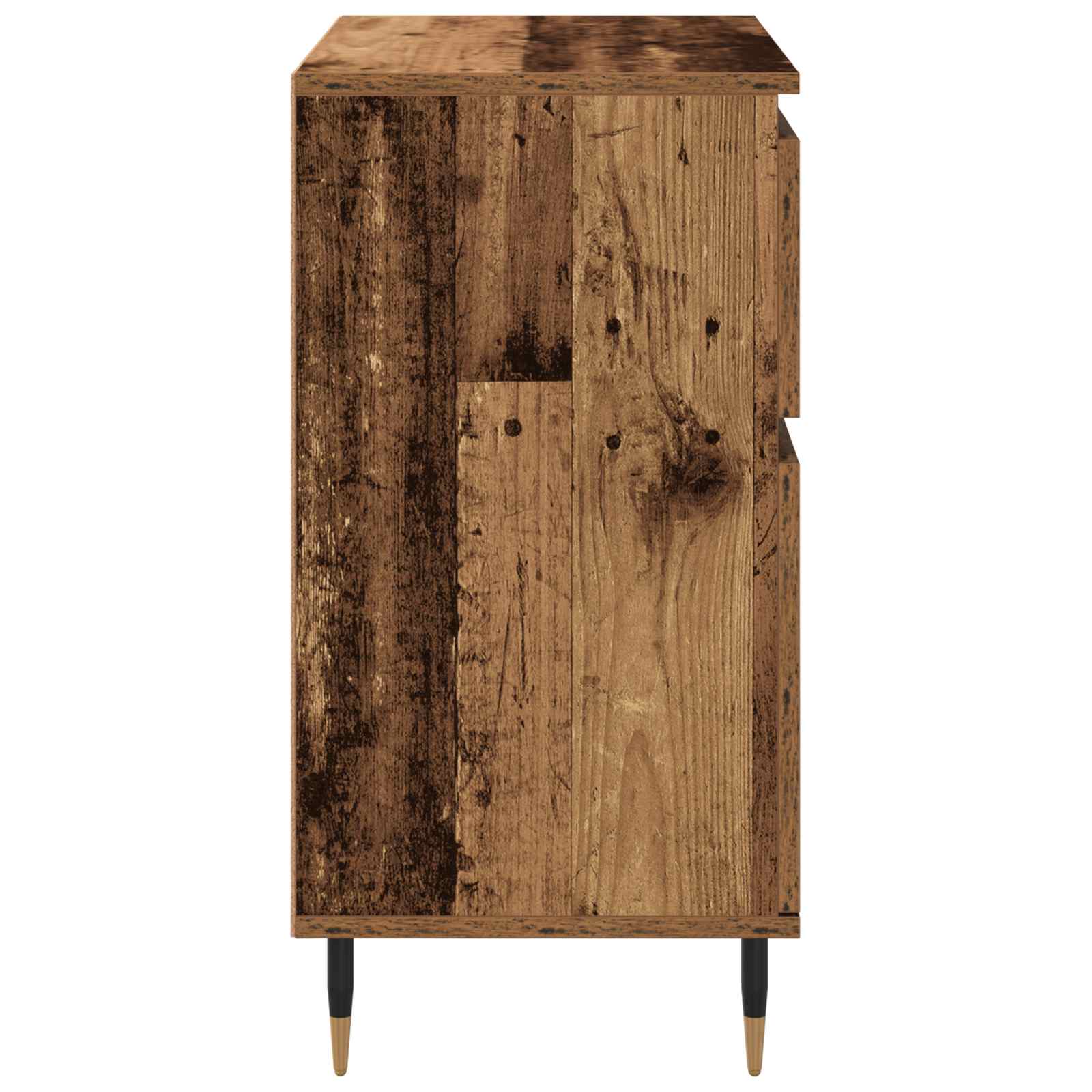 Kreveta Staro drvo 60 x 35 x 70 cm Obrađeno drvo i čelik