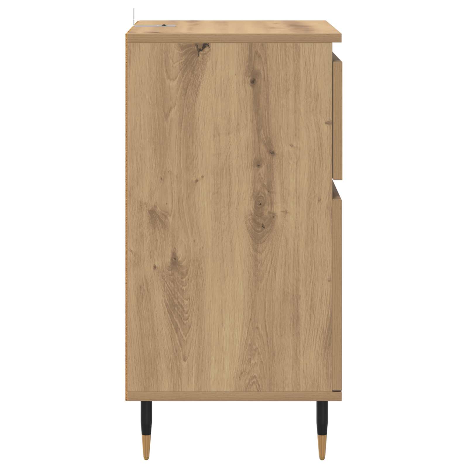 Kreveta Umjetnički hrast 40 x 35 x 70 cm Obrađeno drvo i čelik