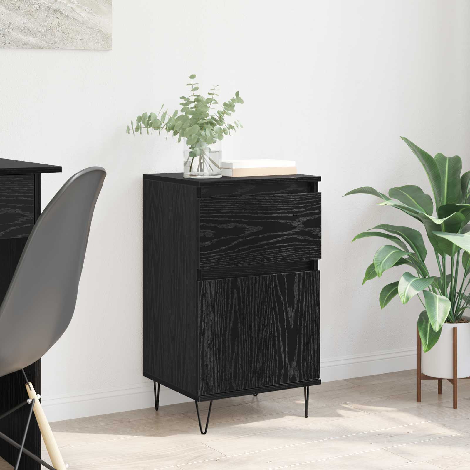 Kreveta s ladicama Crni hrast 35 x 40 x 70 cm Konstruirano drvo