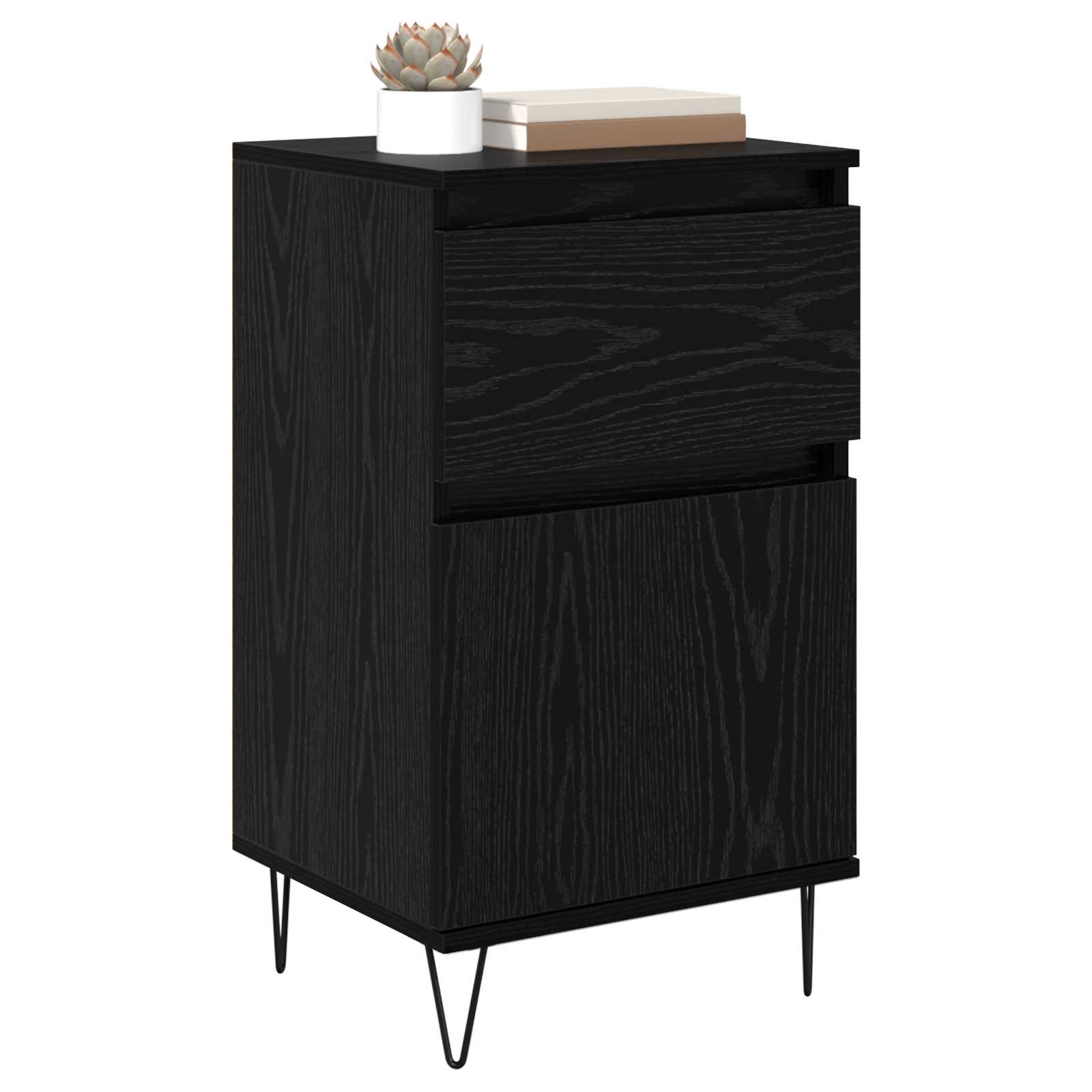 Kreveta s ladicama Crni hrast 35 x 40 x 70 cm Konstruirano drvo