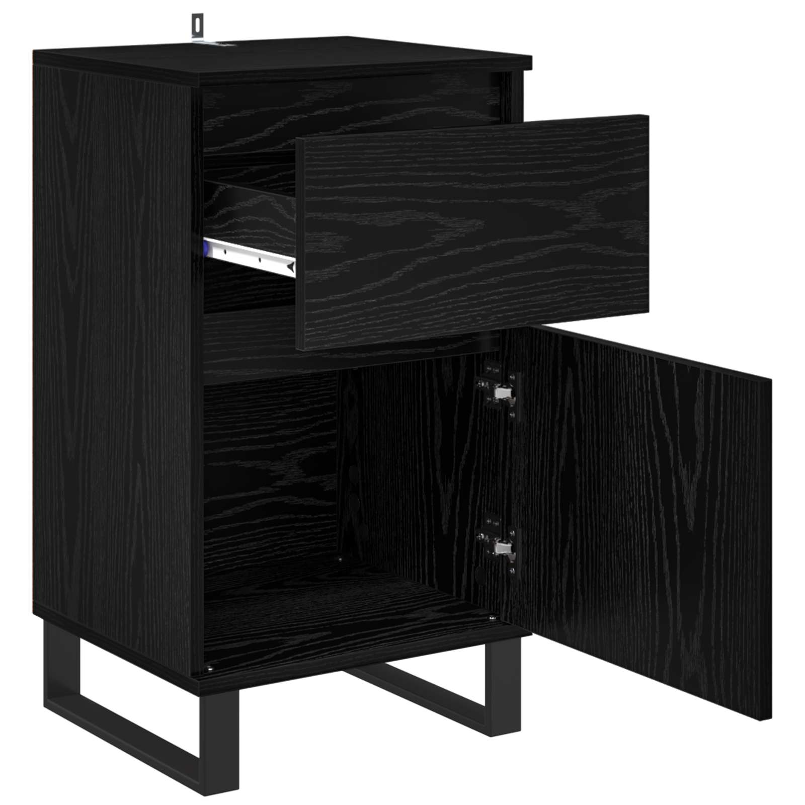 Kreveta s ladicama Crni hrast 35 x 40 x 70 cm Konstruirano drvo