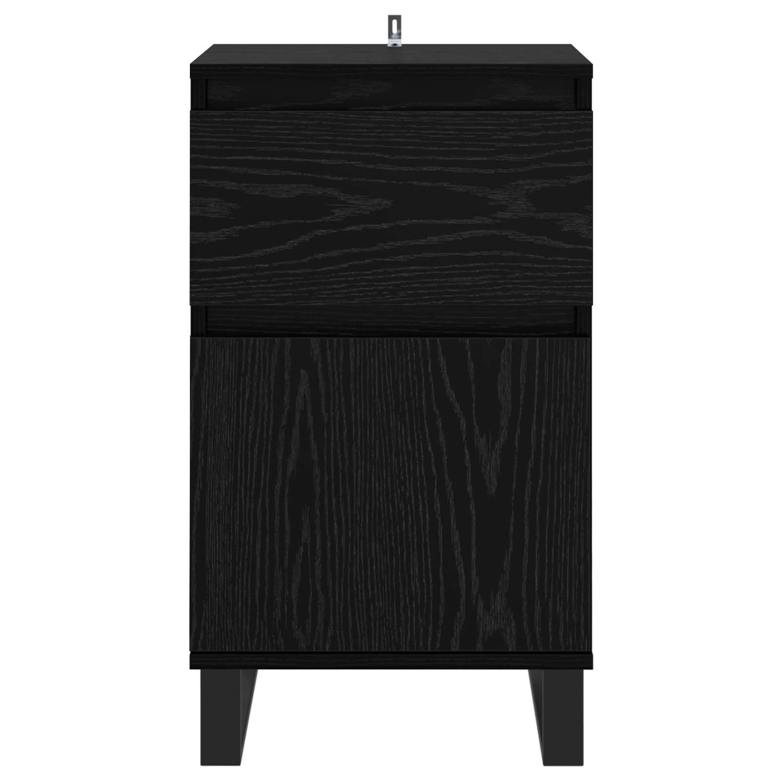 Kreveta s ladicama Crni hrast 35 x 40 x 70 cm Konstruirano drvo