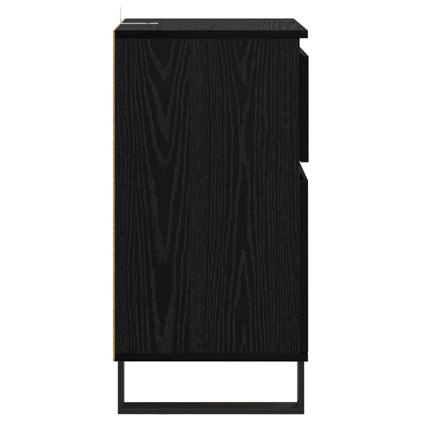 Kreveta s ladicama Crni hrast 35 x 40 x 70 cm Konstruirano drvo