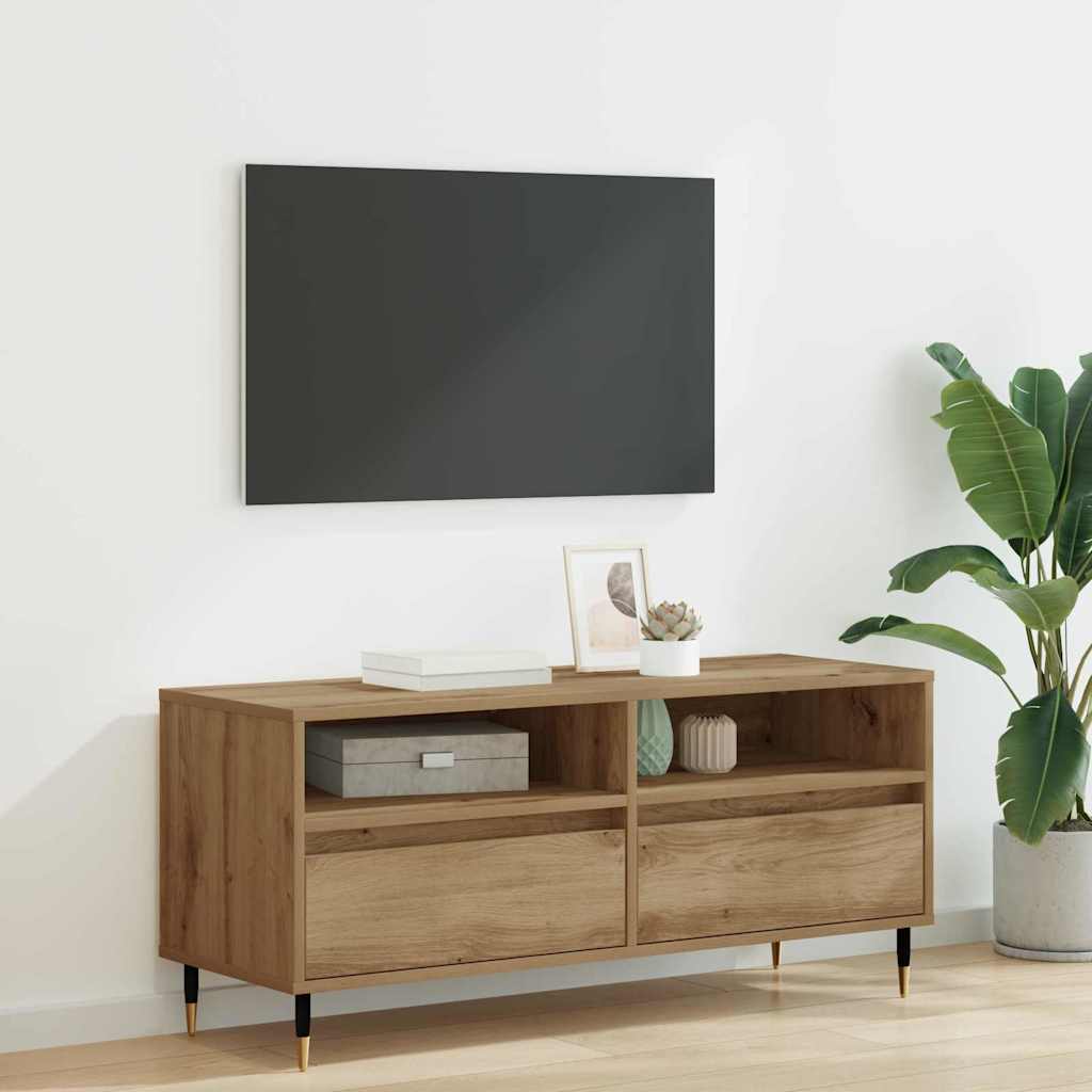 TV ormar s ladicama Umjetnički hrast 100 x 34,5 x 44,5 cm