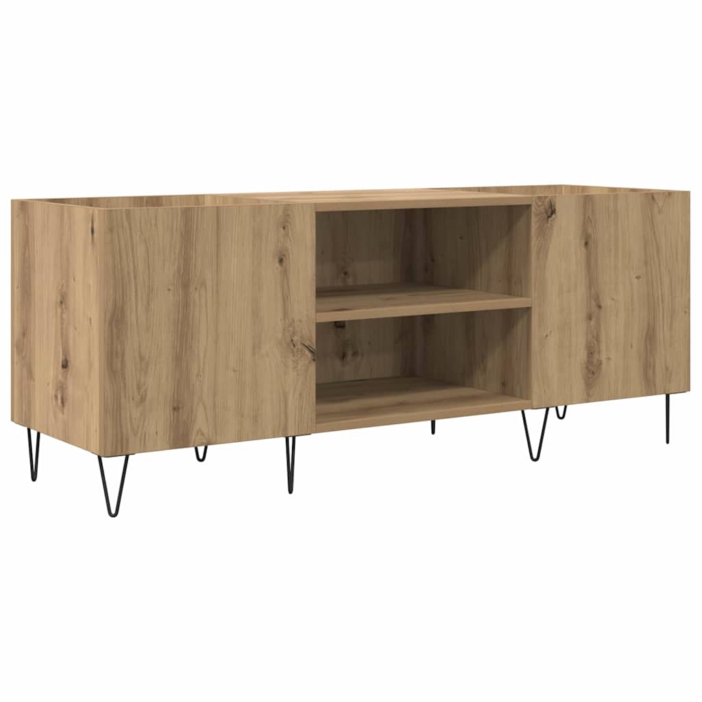 Ormar za ploče s policom Umjetnički hrast 121 x 38 x 48 cm