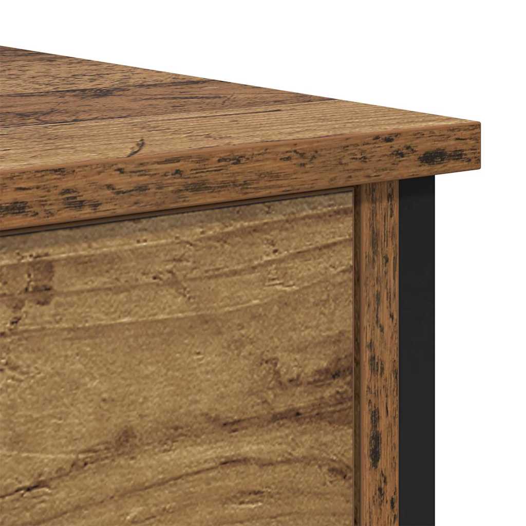 Noćni ormarić s ladicama 2 pcs Staro drvo 34 x 35,5 x 45 cm
