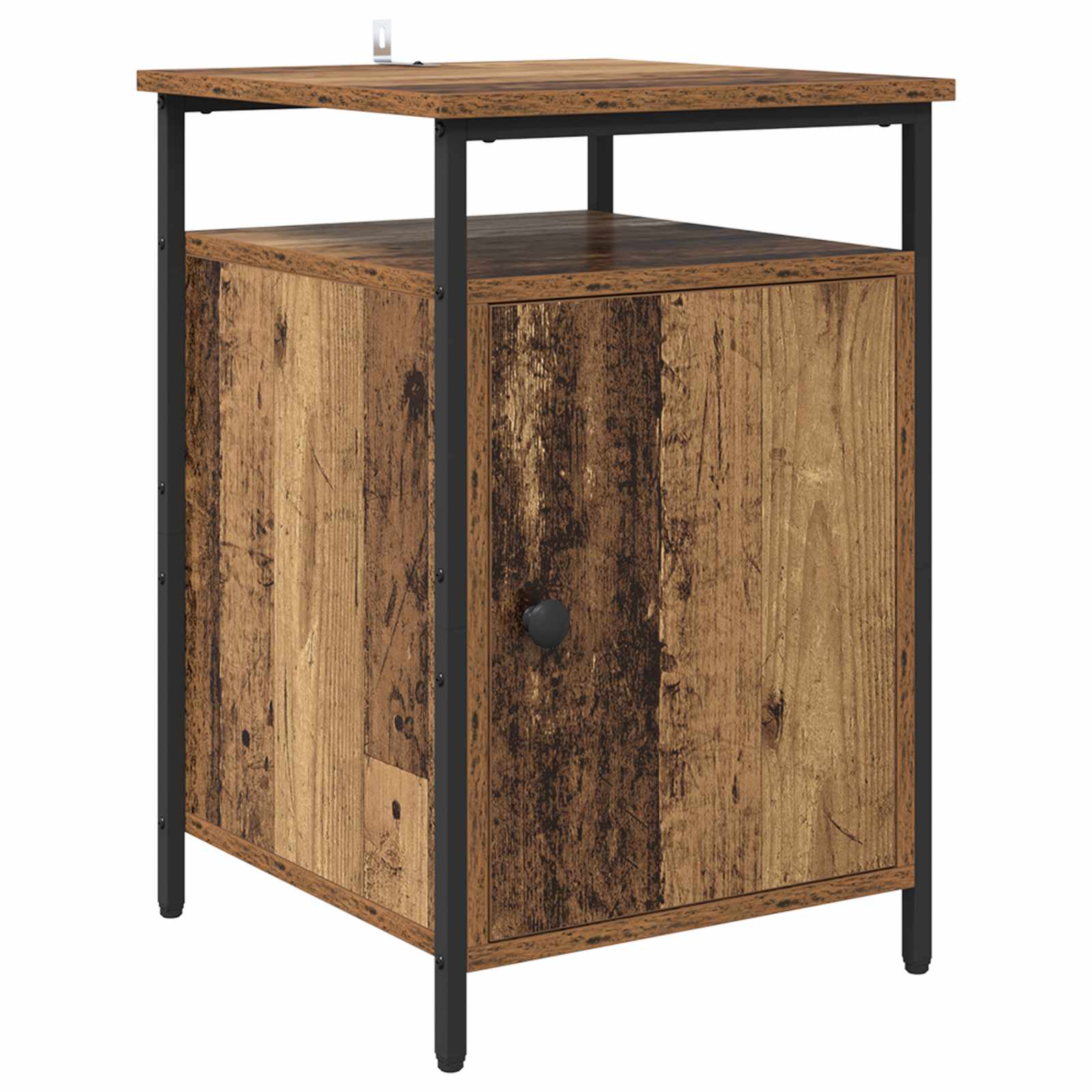 Noćni ormar 2 pcs Staro drvo 40 x 42 x 60cm Konstruirano drvo