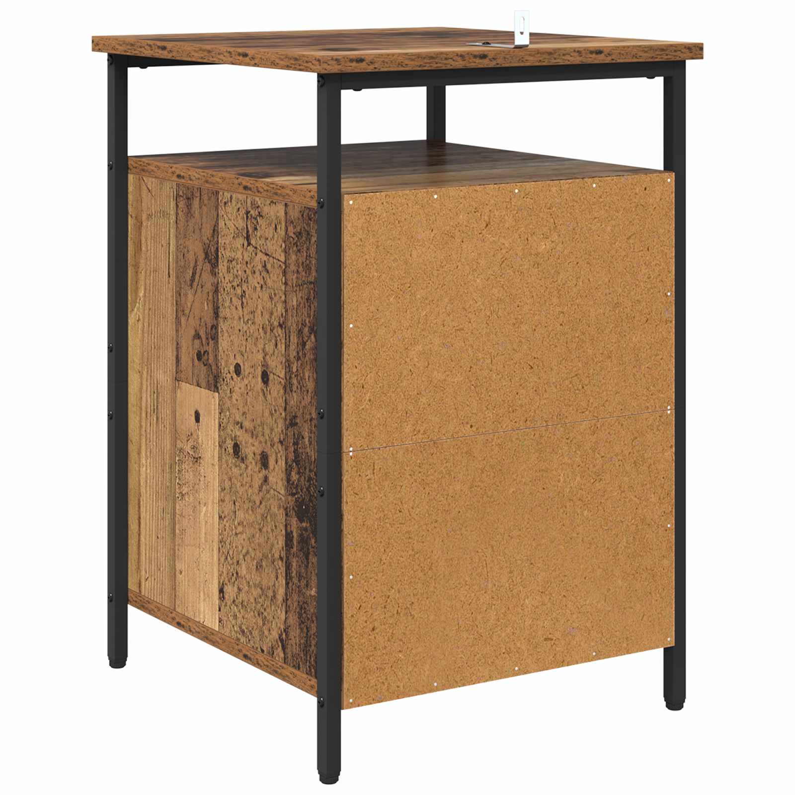 Noćni ormar 2 pcs Staro drvo 40 x 42 x 60cm Konstruirano drvo